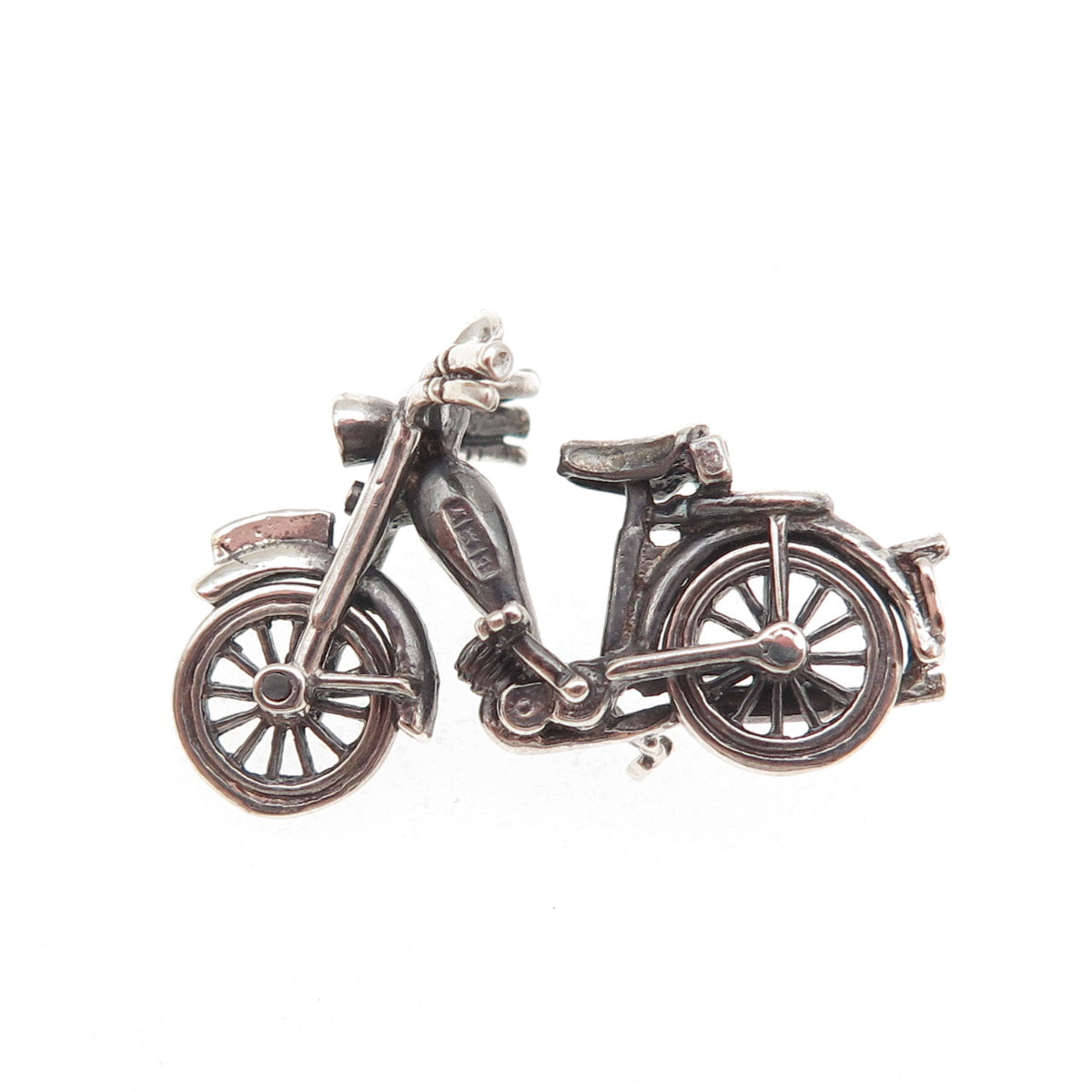 Payton Pepper & Sons Sterling Vintage 1971 Birmingham Motorcycle Charm Pendant