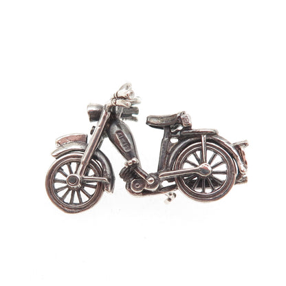 Payton Pepper & Sons Sterling Vintage 1971 Birmingham Motorcycle Charm Pendant