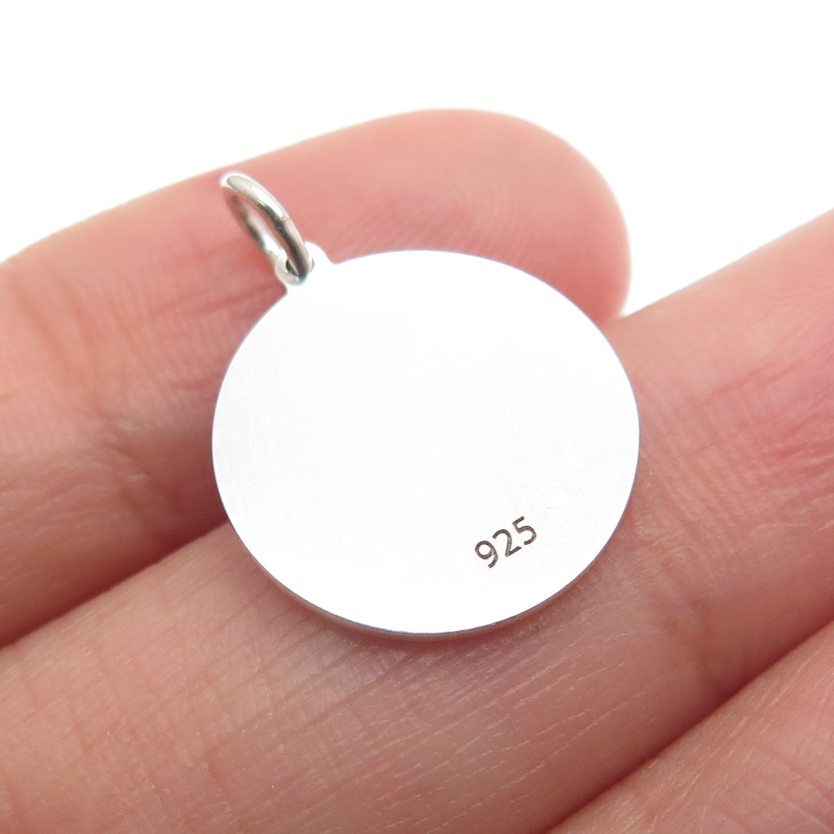 925 Sterling Silver Purple Enamel Cat & Dog Friendship Minimalist Charm Pendant