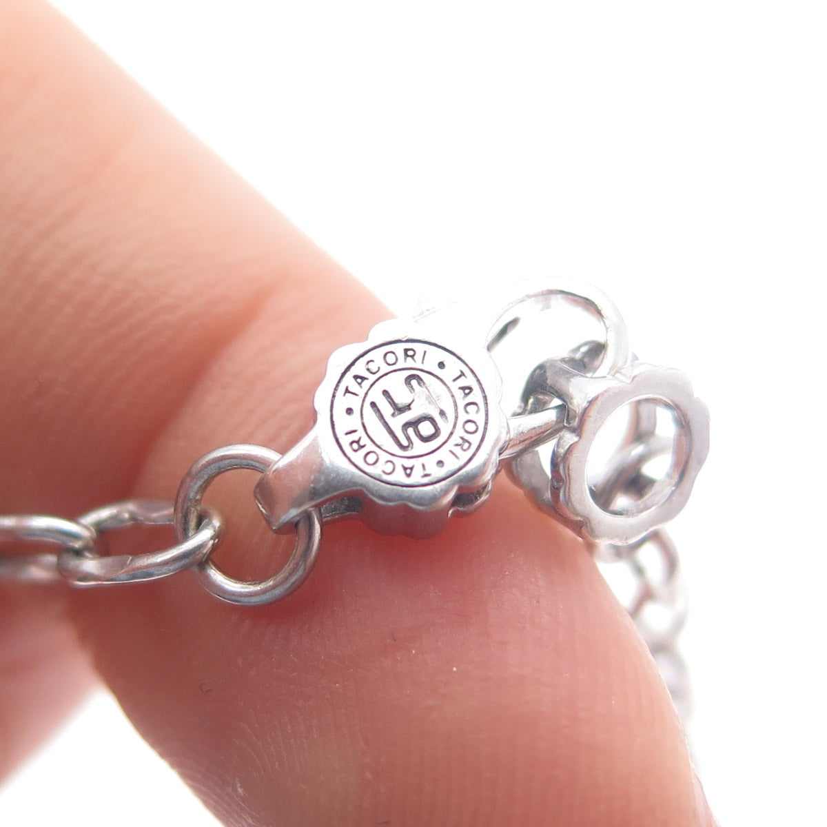 TACORI 18K Gold & 925 Sterling Silver Crescent Eclipse Chain Necklace 32"