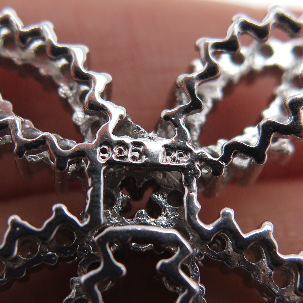 925 Sterling Silver Round-Cut C Z Cross Slide Pendant