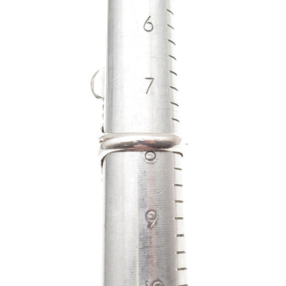 Old Pawn 925 Sterling Silver Vintage Southwestern Turquoise Tribal Ring Size 8