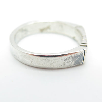 925 Sterling Silver Vintage Mexico "Lynnsey" Name Ring Size 4.5