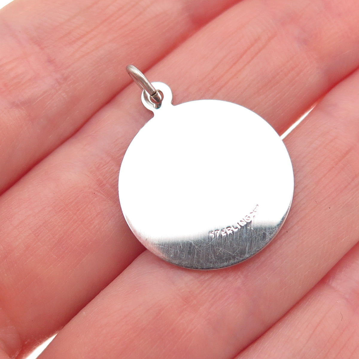 Griffith & Sons 925 Sterling Silver Vintage First Communion Mini Charm Pendant