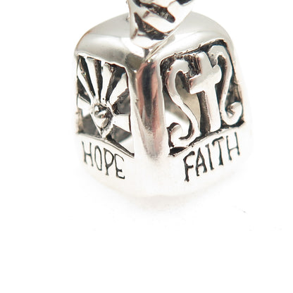 The Bell Collection 925 Sterling Silver Vintage Harmony Bell 3D Charm Pendant