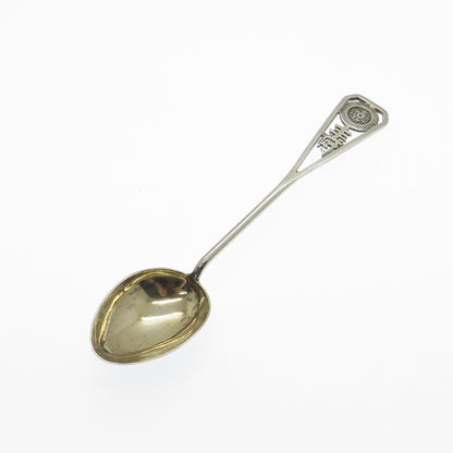 LUEN WO 925 Sterling Silver Antique Chinese Export Tea Spoon