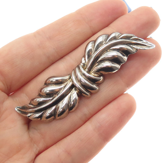 BOND BOYD 925 Sterling Silver Gold Plated Vintage Floral Pin Brooch