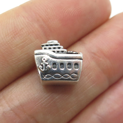 PANDORA 925 Sterling Silver Cruise Ship Bead Charm