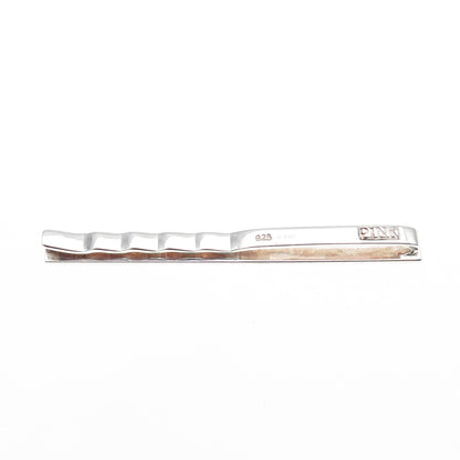 925 Sterling Silver Vintage PINK England East London / Go Arsenal Tie Clip