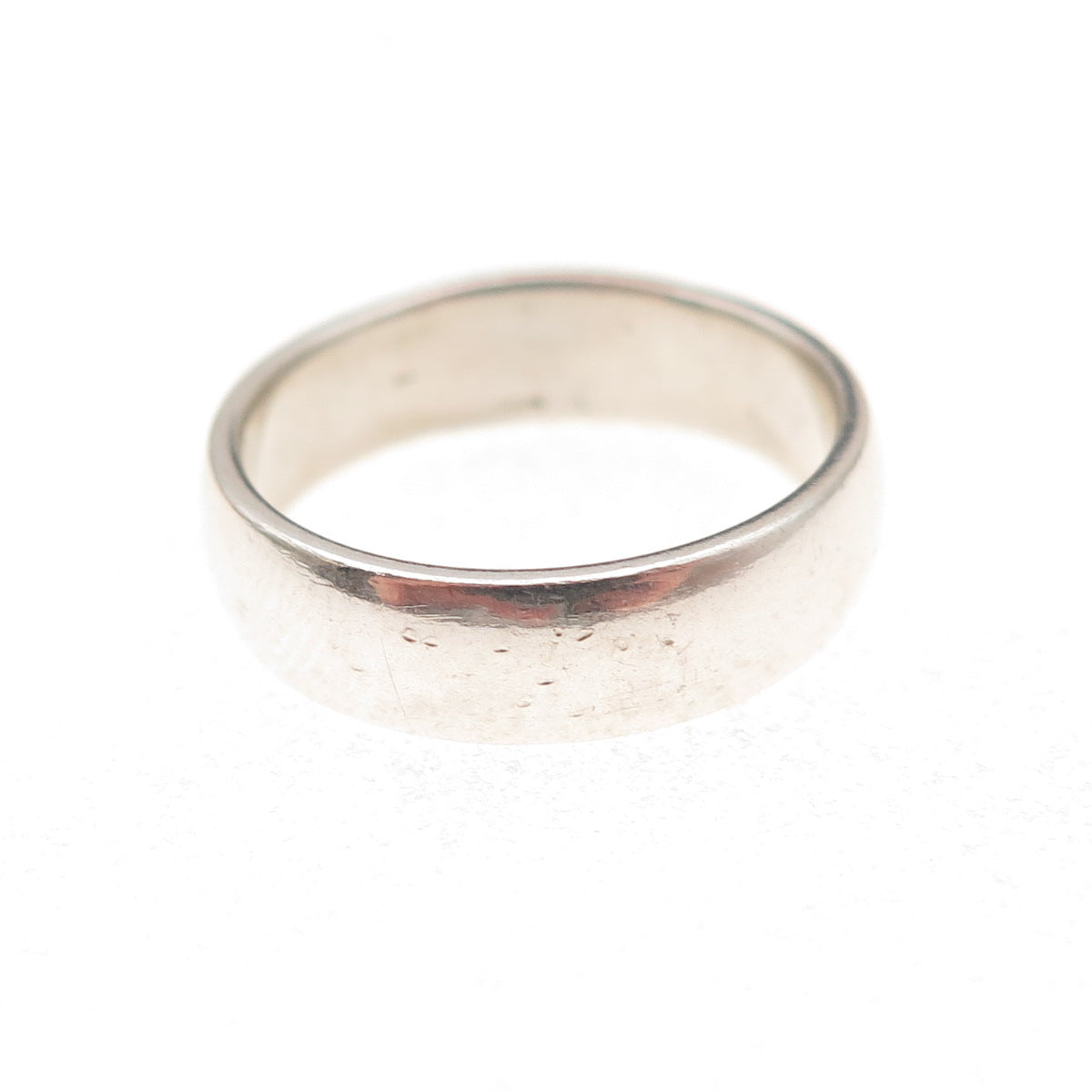 925 Sterling Silver Vintage Peace Oxidized Band Ring Size 6