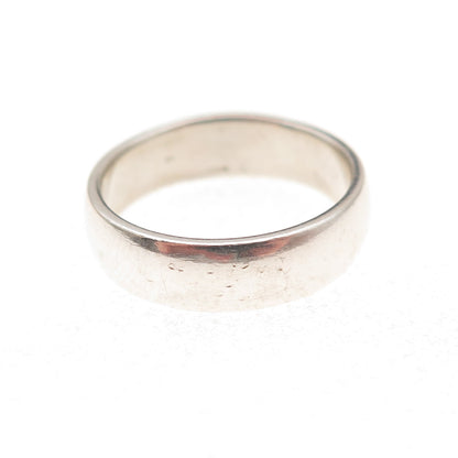 925 Sterling Silver Vintage Peace Oxidized Band Ring Size 6