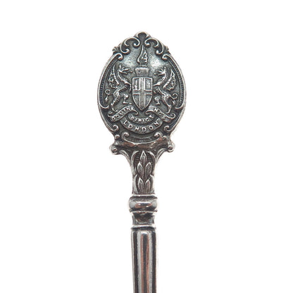 TURNER & SIMPSON 925 Sterling Vintage 1962 Birmingham London Coat of Arms Spoon