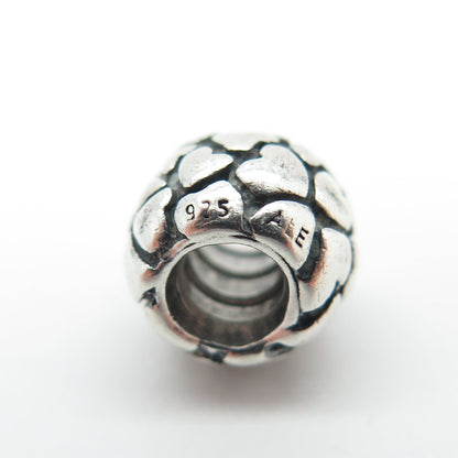 PANDORA 925 Sterling Silver Heart Bead Charm