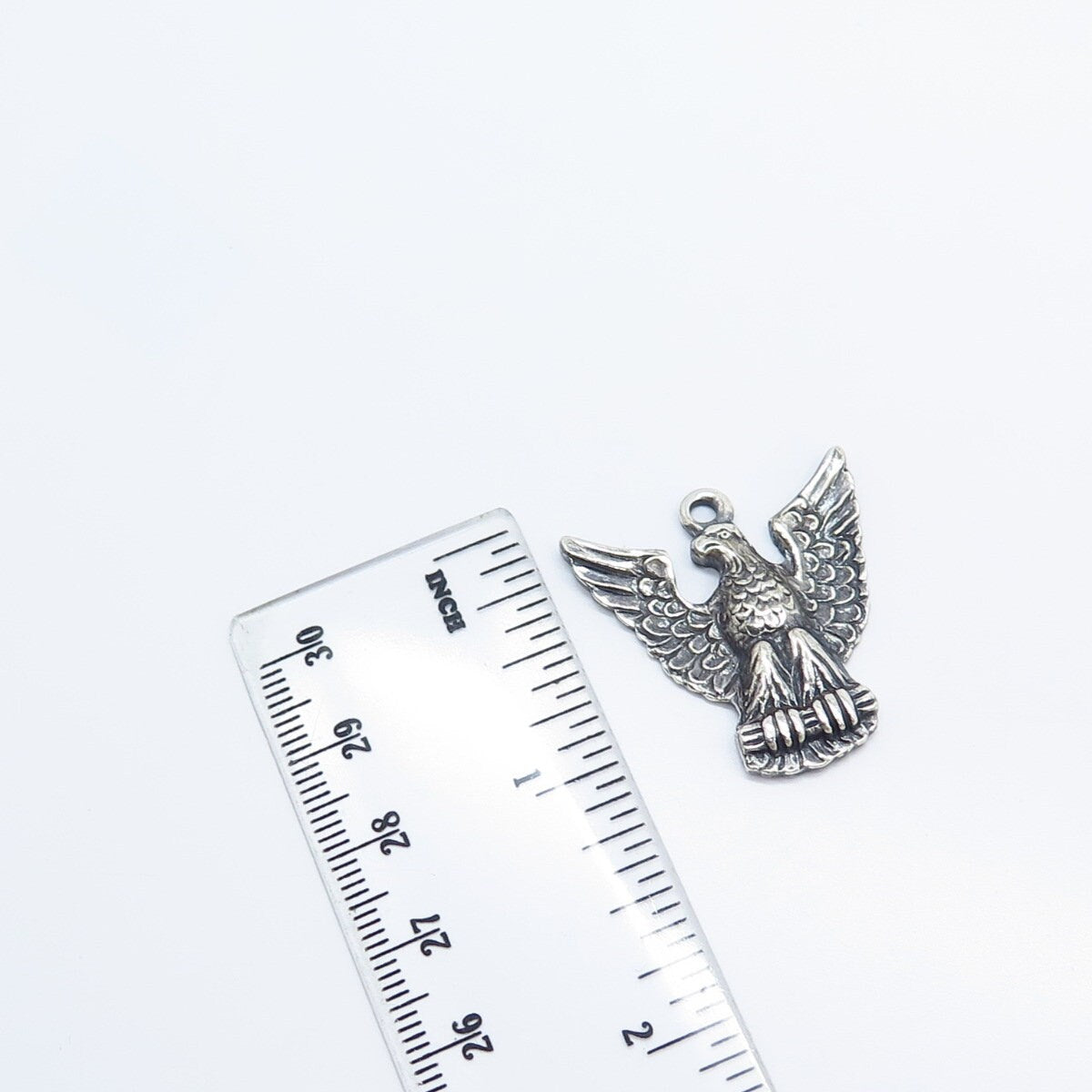 925 Sterling Silver Vintage Eagle Pendant