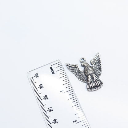 925 Sterling Silver Vintage Eagle Pendant