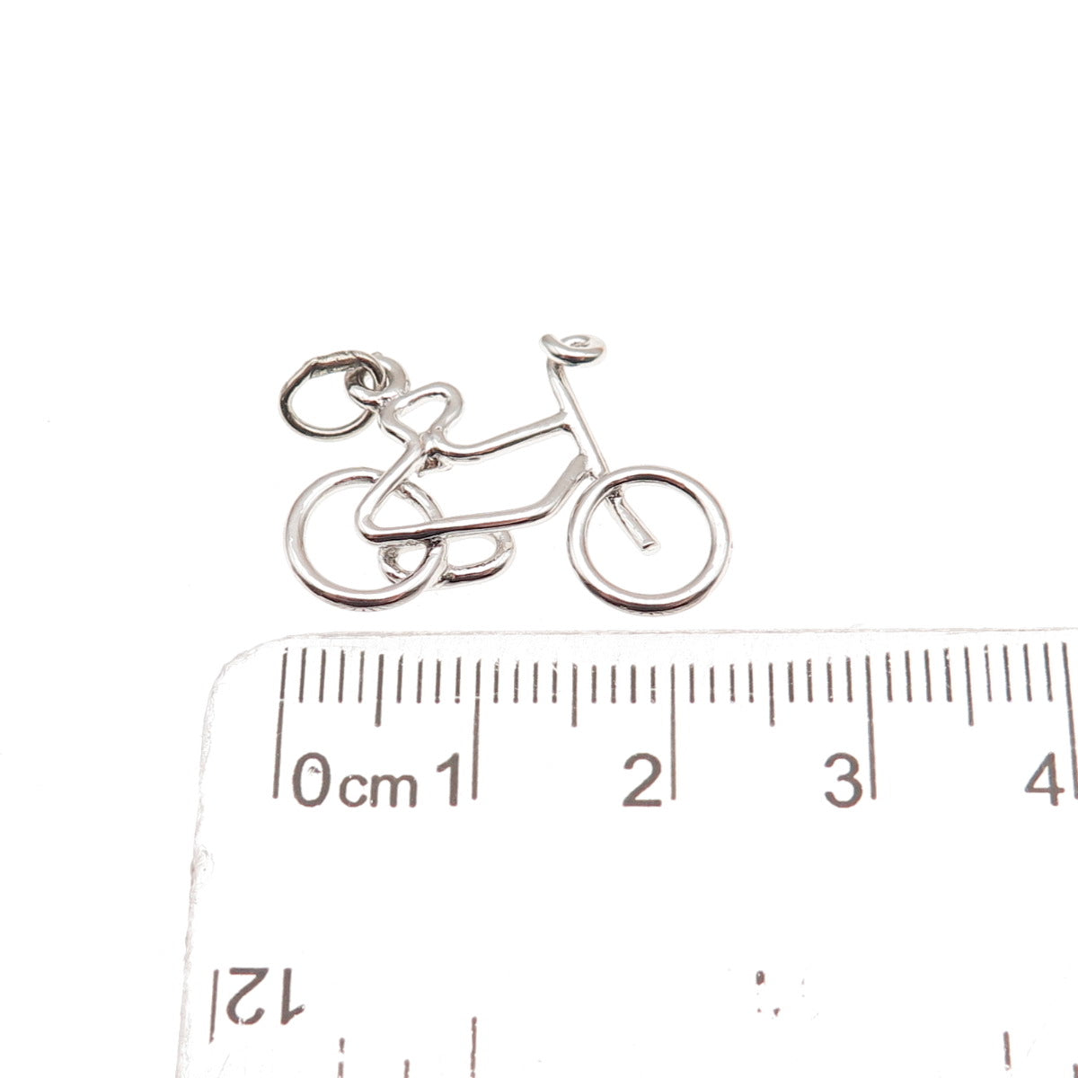 Town & Country 925 Sterling Silver Vintage Bicycle Mini Charm Pendant