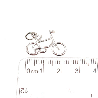Town & Country 925 Sterling Silver Vintage Bicycle Mini Charm Pendant