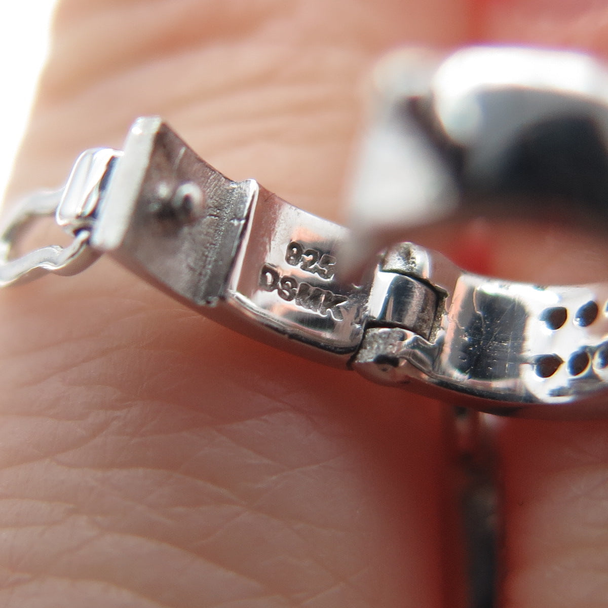 DSMK 925 Sterling Real Sapphire Ruby Blue & White Topaz Amethyst Emerald Pendant