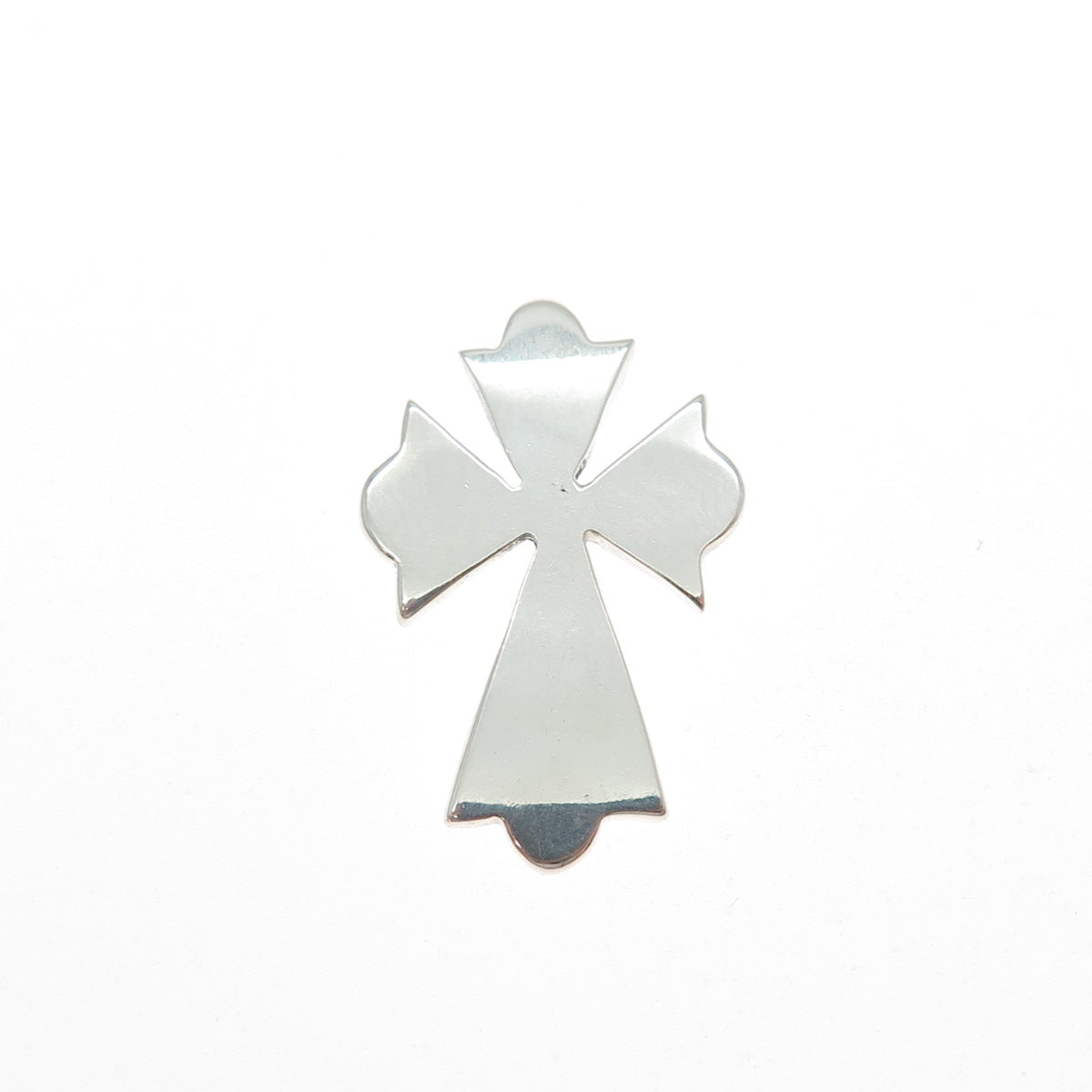 925 Sterling Silver Vintage Cross Religious Slide Charm Pendant