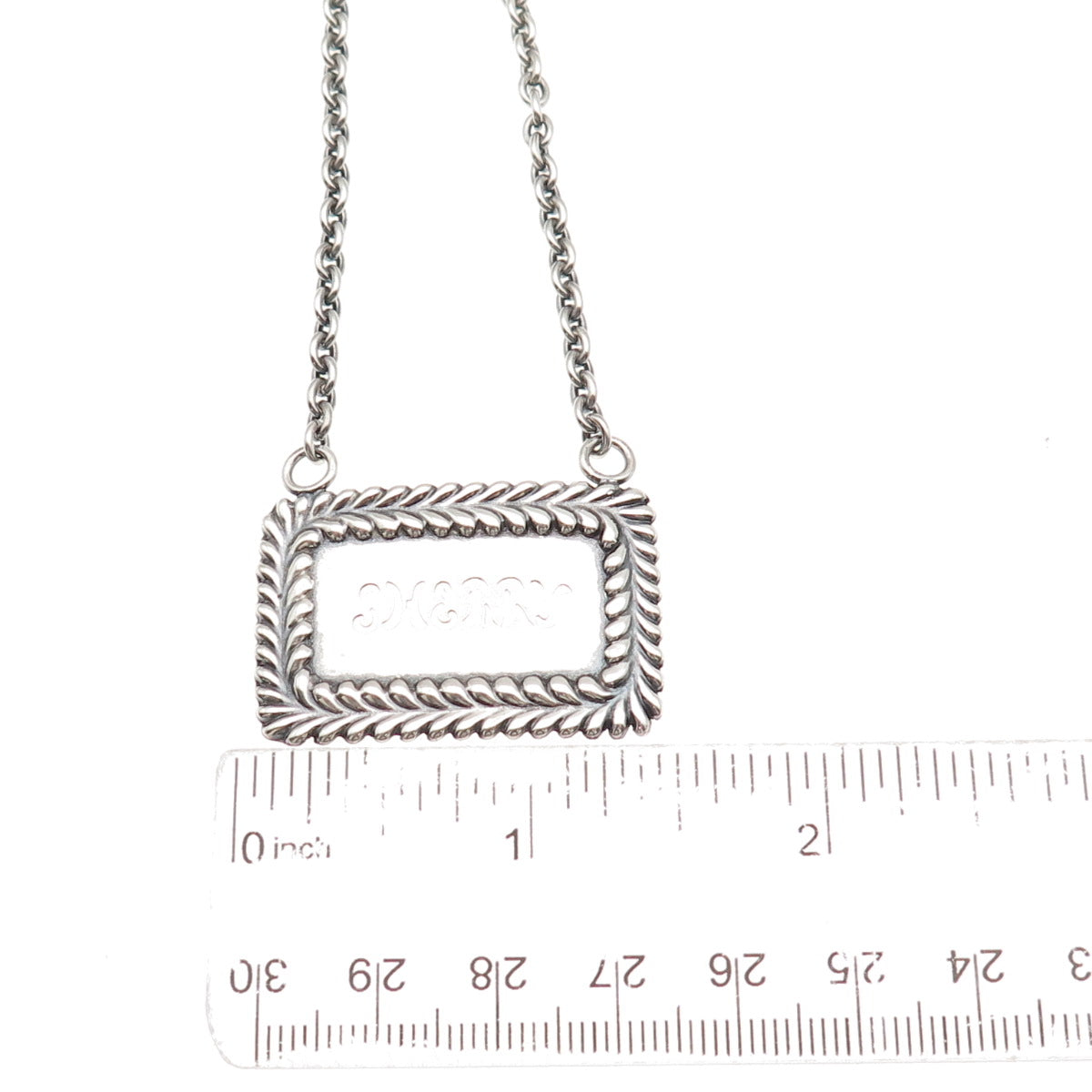 Tiffany & Co. 925 Sterling Silver Antique Art Deco Sherry Bottle Tag