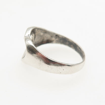 JACKSON HOLE 925 Sterling Silver Vintage Open Heart Ring Size 7.5