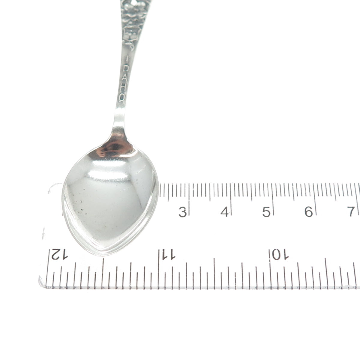 CHARLES M. ROBBINS 925 Sterling Silver Antique Art Deco Idaho Coffee Spoon