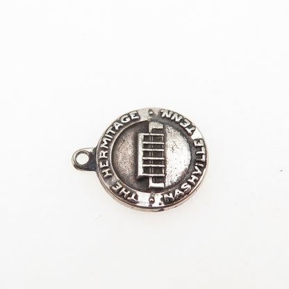 BATES & KLINKE 925 Sterling Silver Antique Art Deco The Hermitage Mini Pendant