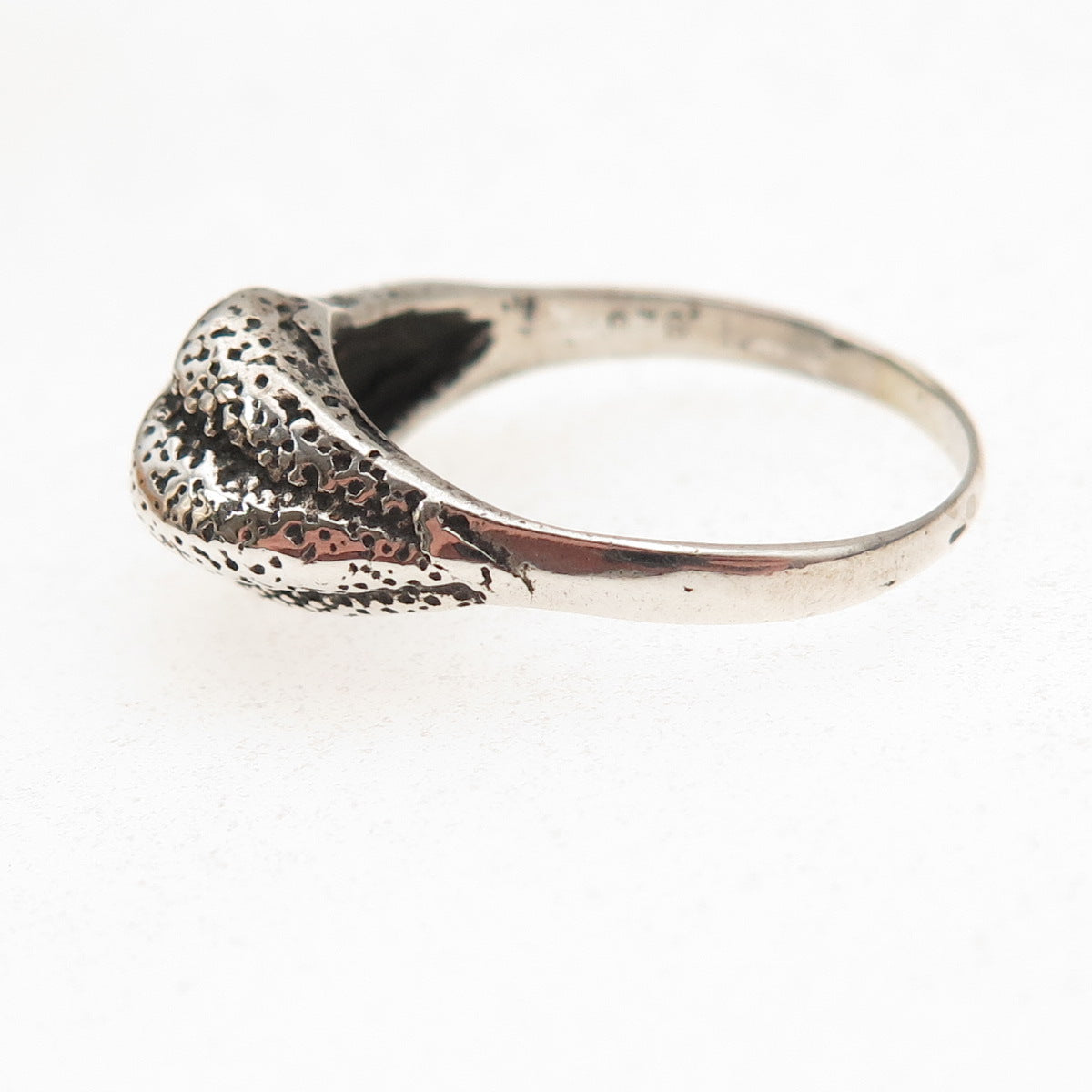 925 Sterling Silver Vintage Dragon Claw Oxidized Ring Size 10