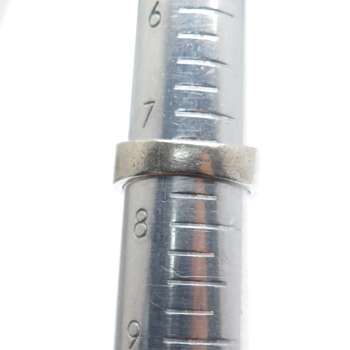 925 Sterling Silver Vintage Yin Yang Oxidized Ring Size 7.5