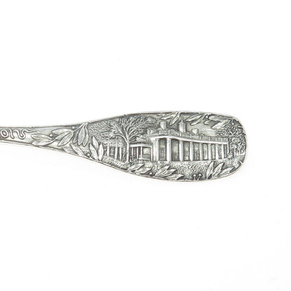 R. WALLACE & SONS Sterling Silver Antique Washington States & Cities Teaspoon