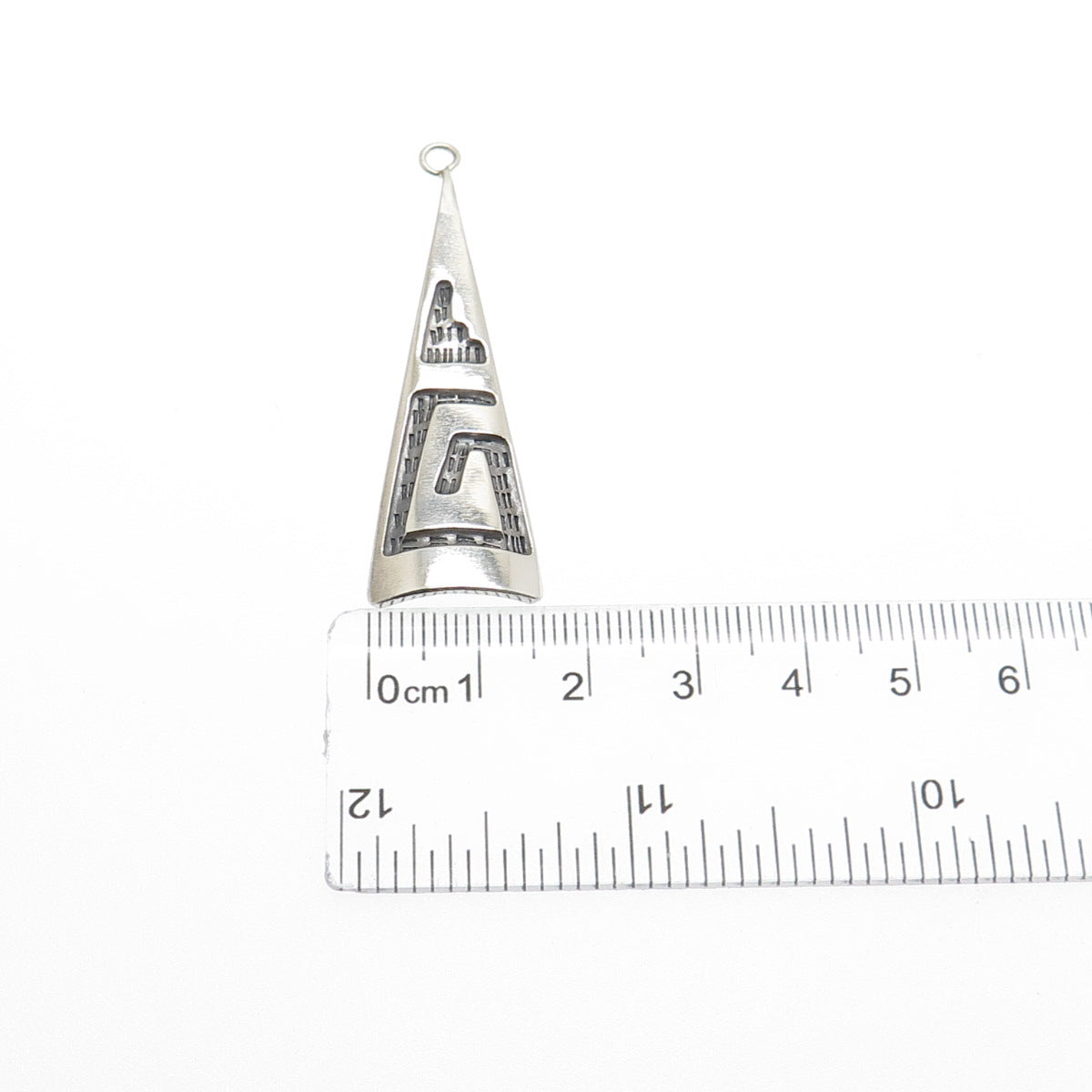 RANDALL ENDITO NAVAJO Old Pawn 925 Sterling Silver Vintage Tribal Charm Pendant