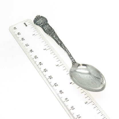 MECHANICS 925 Sterling Silver Antique Art Deco Colorado Springs Coffee Spoon