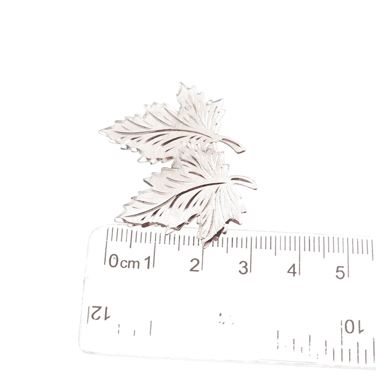 Breadner Co. 925 Sterling Silver Antique Art Deco Maple Leaf Pin Brooch