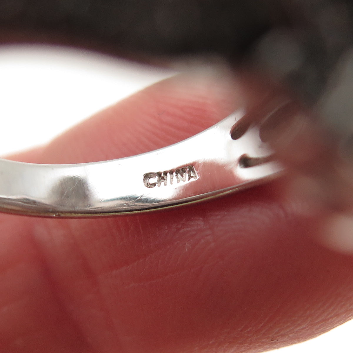 925 Sterling Silver Round-Cut C Z Sparkle Ring Size 7.25