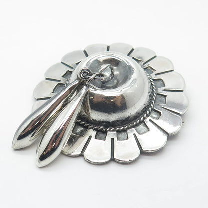 925 Sterling Silver Vintage Mexico Hat Pin Brooch