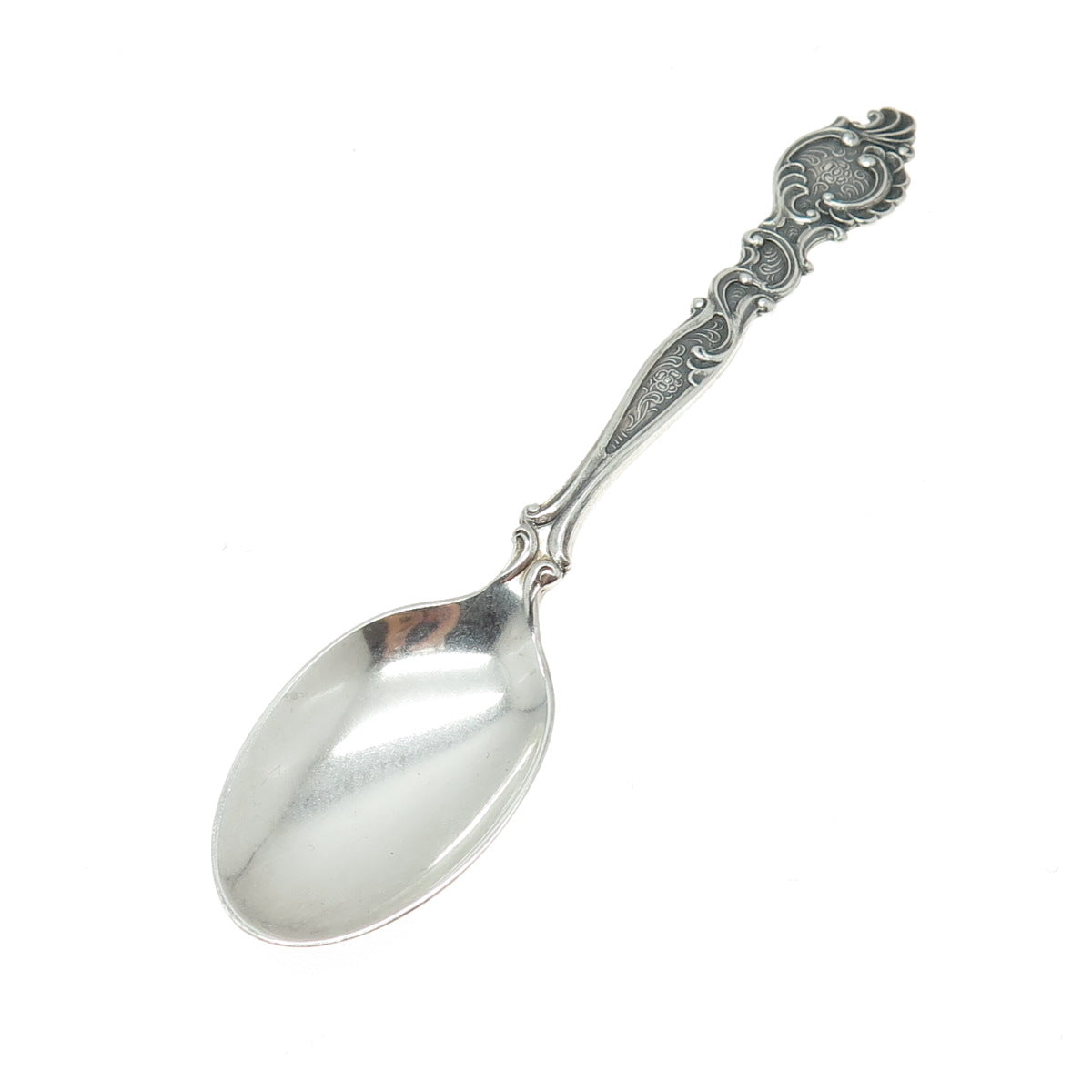 TH MARTHINSEN 925 Sterling Silver Antique Art Deco Norway Coffee Spoon #357