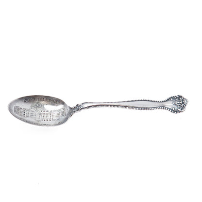 ALVIN 925 Sterling Antique 1900 Raleigh New Library Washington DC Coffee Spoon