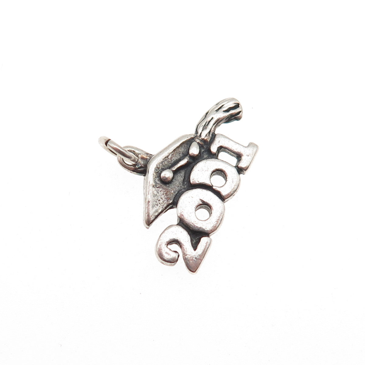 Sundancer 925 Sterling Silver Vintage 2001 Graduation Mini Charm Pendant