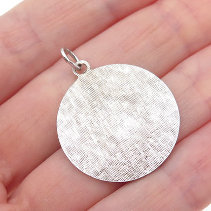 925 Sterling Silver Vintage Our Pride & Joy Boy Charm Pendant