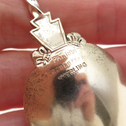E.P. Roberts & Son 925 Sterling Silver Antique 1891 Fort Pitt Coffee Spoon