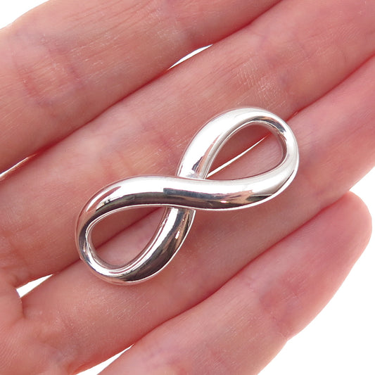 Tiffany & Co. 925 Sterling Silver Vintage Infinity Slide Pendant