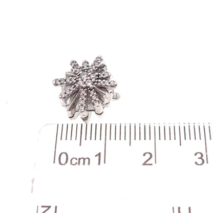 Pandora 925 Sterling Silver C Z Ice Crystal Clip Charm