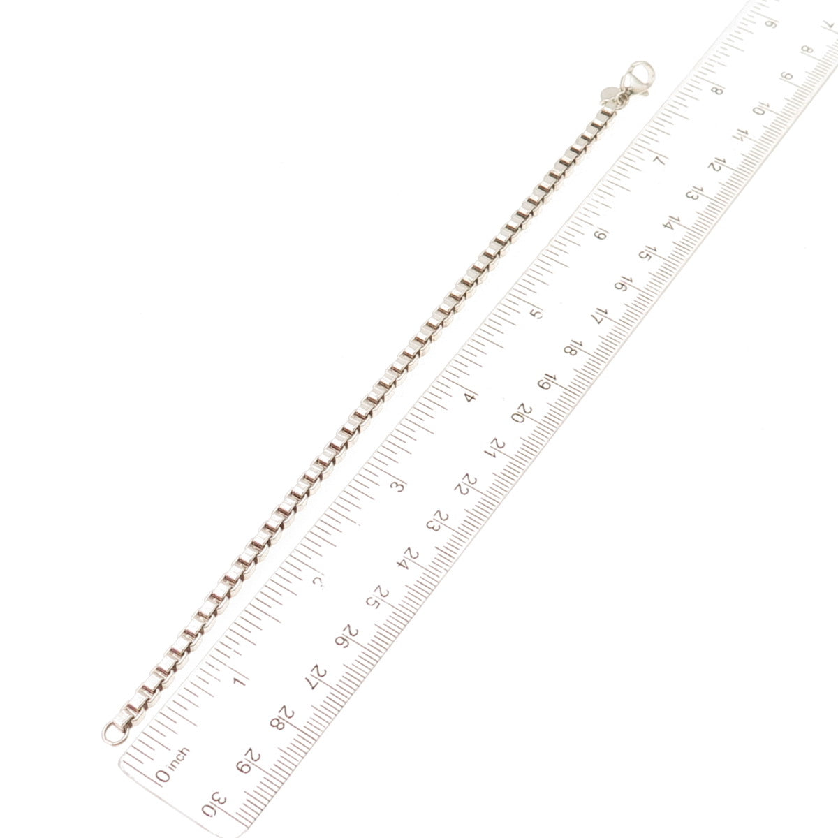 Tiffany & Co. 925 Sterling Silver Vintage Venetian Link Bracelet 7.25"