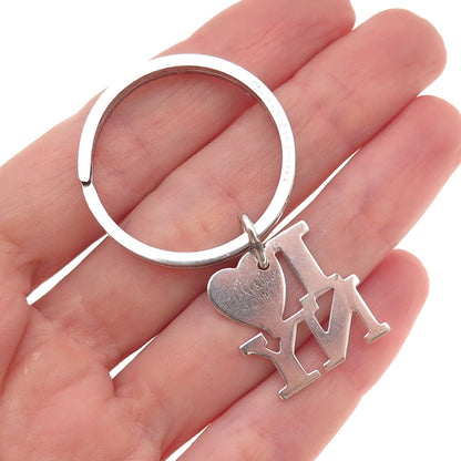 Tiffany & Co. 925 Sterling Silver Vintage I Love New York Key Fob Ring