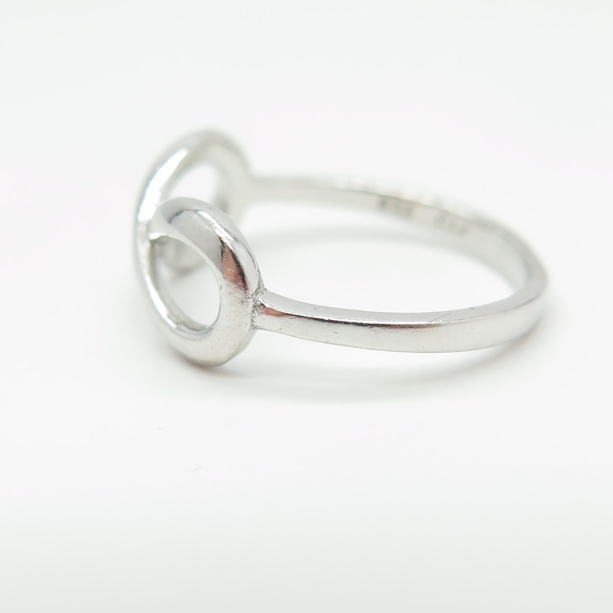 925 Sterling Silver Infinity Ring Size 6.25