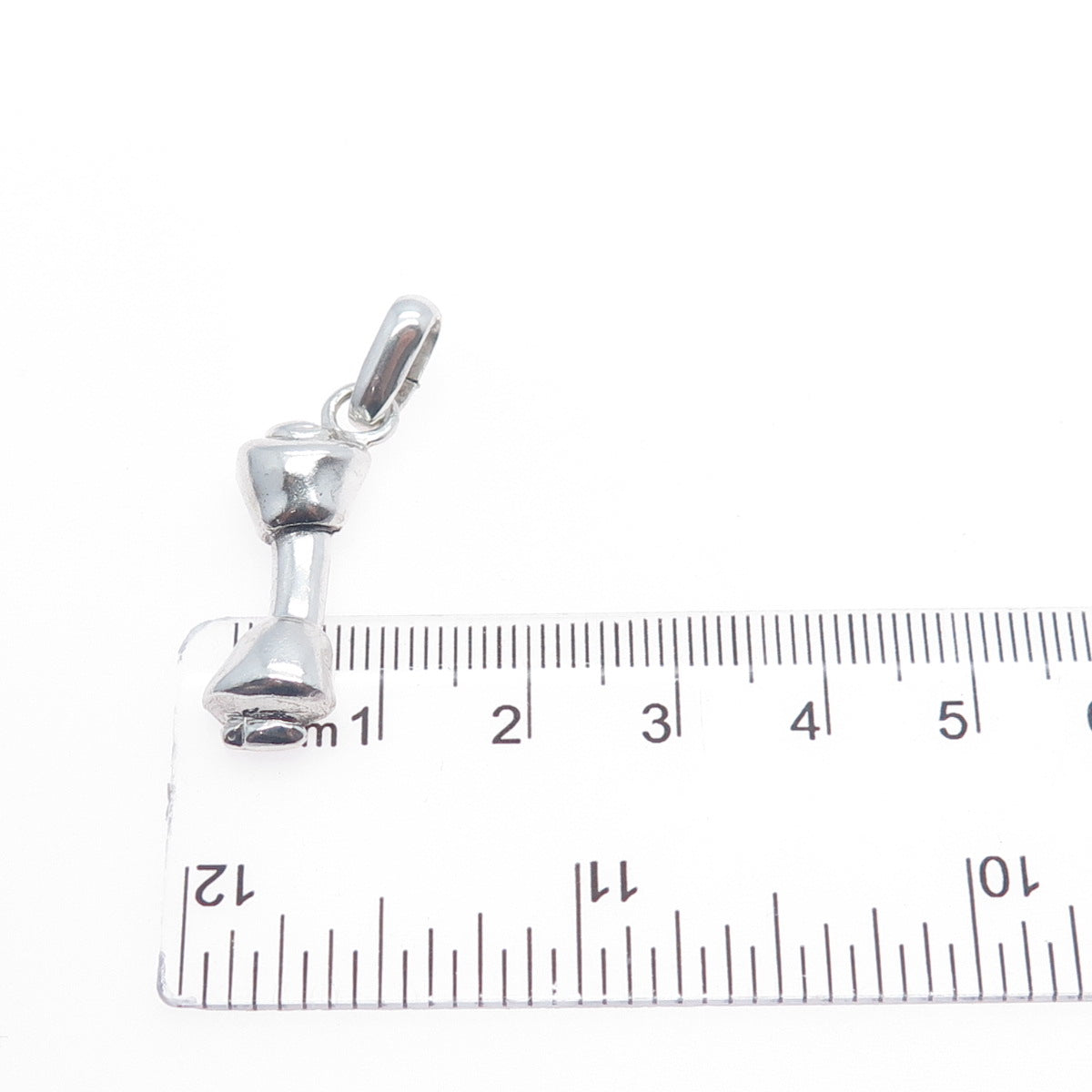 925 Sterling Silver Vintage FAC 1997 Rawhide Bone Charm Pendant