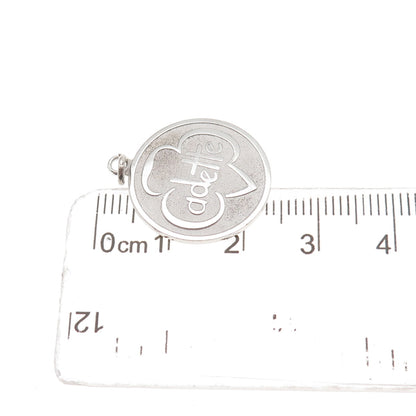 Robbins & Co. 925 Sterling Silver Vintage Adette Girl Scouts Charm Pendant