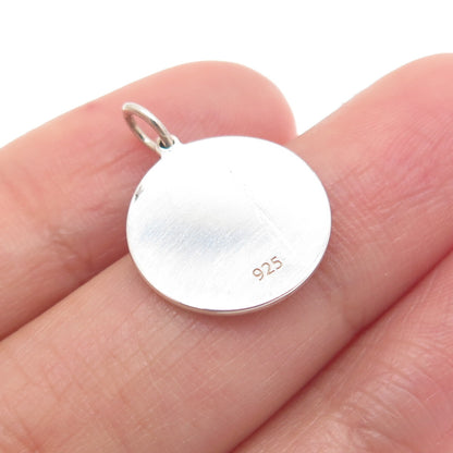 925 Sterling Silver Yellow Enamel Number 10 Lucky Dice Minimalist Charm Pendant