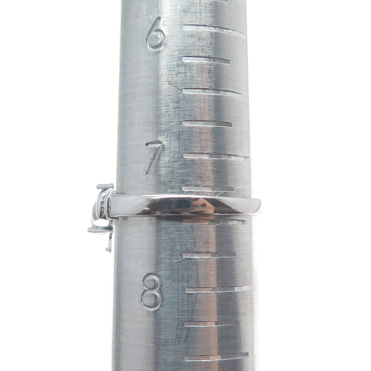 925 Sterling Silver Heart-Cut Mystic Quartz & C Z Irish Claddagh Ring Size 7.5