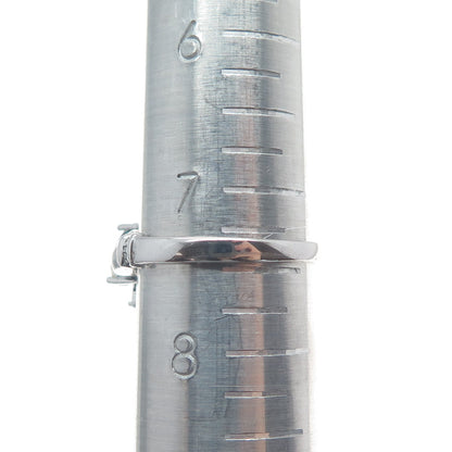 925 Sterling Silver Heart-Cut Mystic Quartz & C Z Irish Claddagh Ring Size 7.5